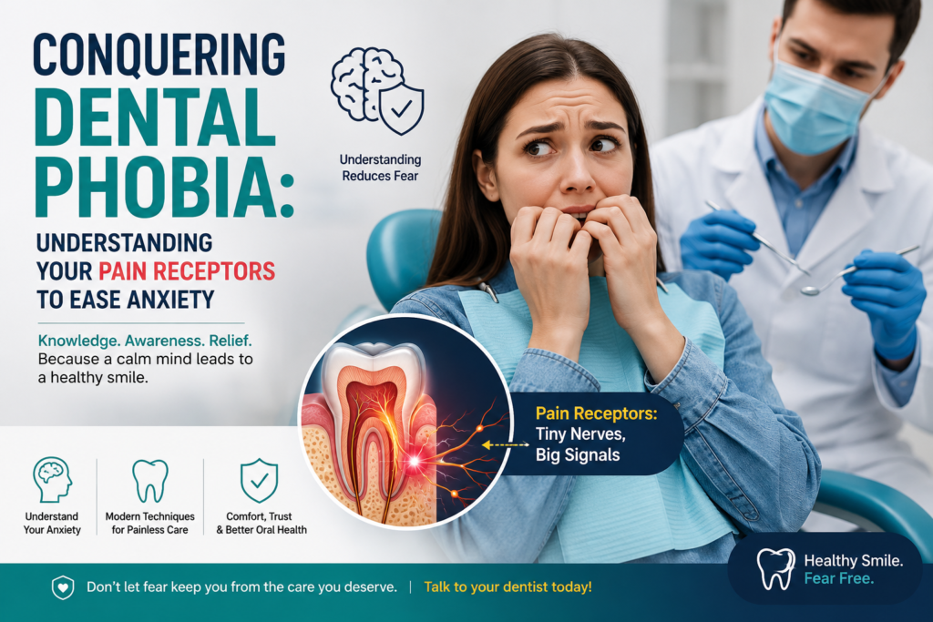 Conquering Dental Phobia: Understanding Pain Receptors for Stress-Free Dental Treatment