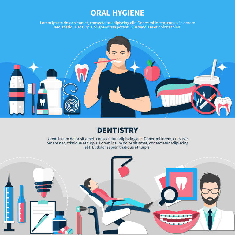 Illustration showing how gum health affects overall body health including heart disease, diabetes and inflammation