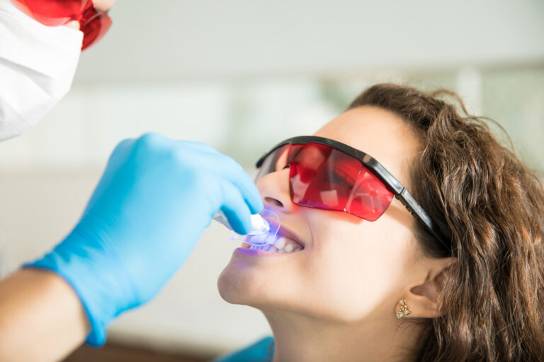 Laser dentistry procedure showing how dental lasers are used for painless dental treatment